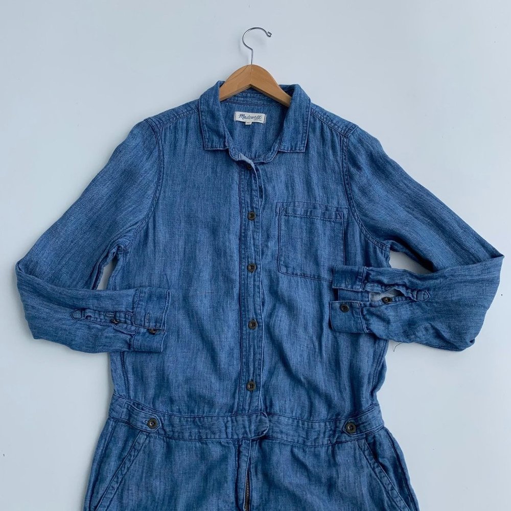 Madewell Linen Jumpsuits Romper Size Large
